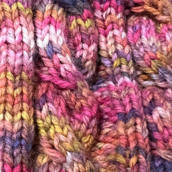 Hand Knit Wool Hat - Picture 3 of 3